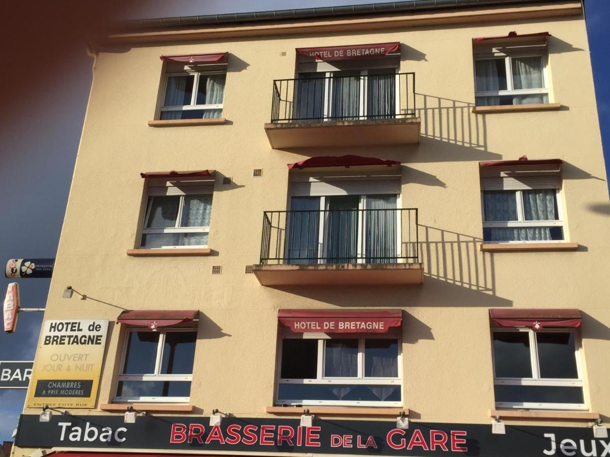 Hotel De Bretagne Fougères Dış mekan fotoğraf